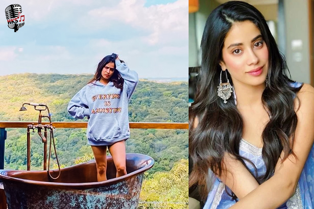 Janhvi Kapoor Gives Annoyed Look As She Poses In a Rusty Bathtub